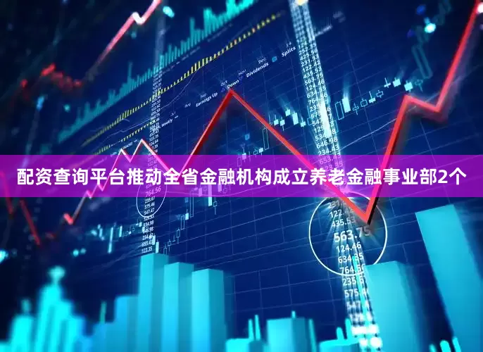 配资查询平台推动全省金融机构成立养老金融事业部2个